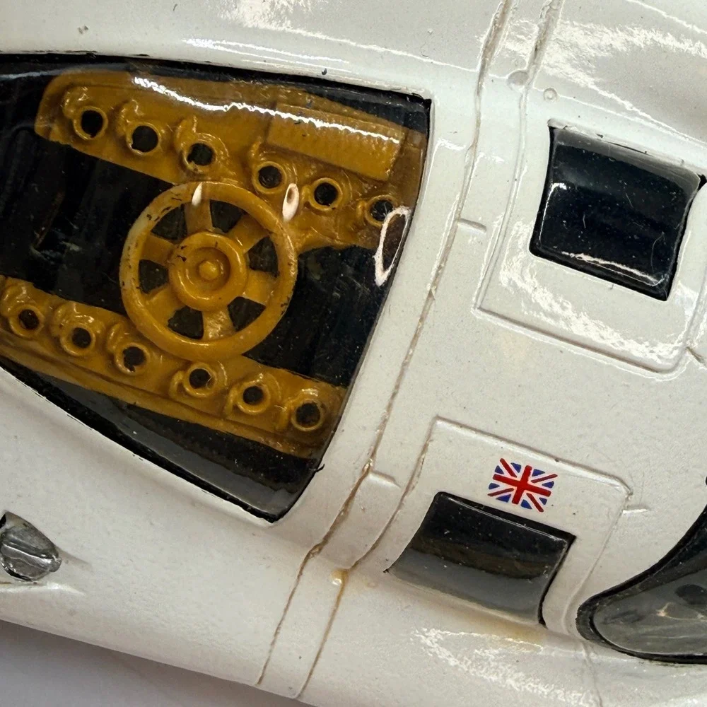 Starter Porsche 917 White Blue #12 Racing Model Car 1:43 Scale Resin France